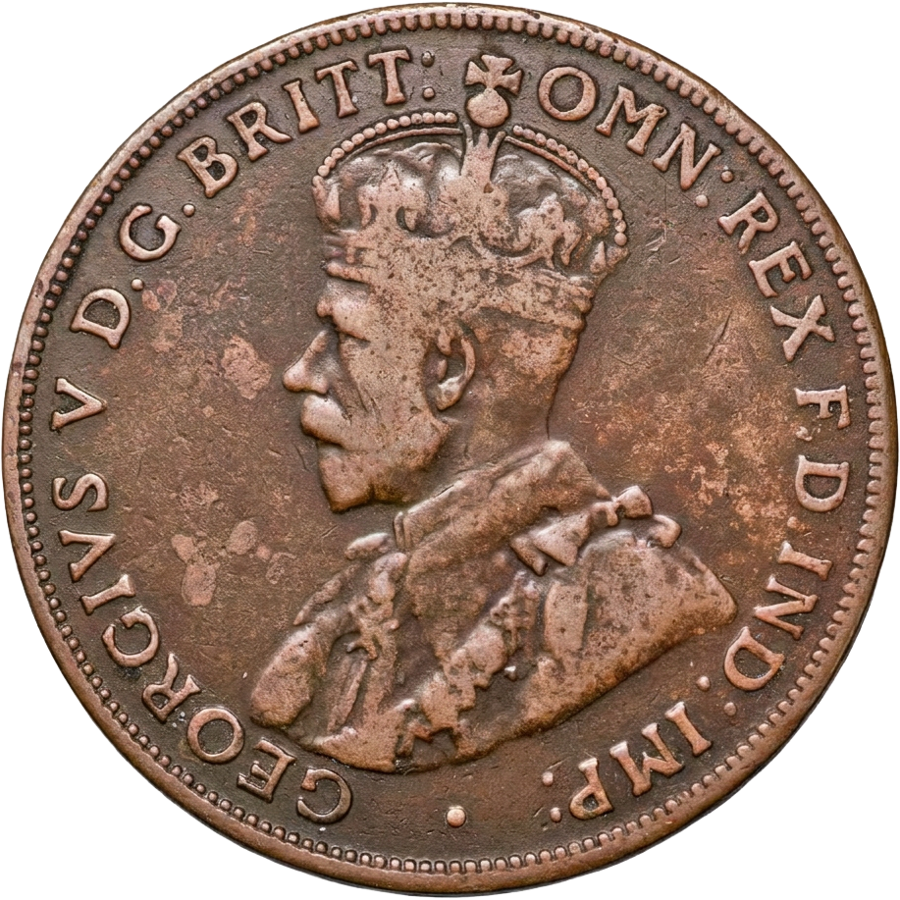 1930 Australian Penny, obverse